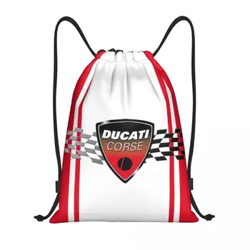 Racing Sprot Мотоцикл Ducatis Кулиска Рюкзак Спортивная спортивная сумка для мужчин и женщин Тренировочный мешок