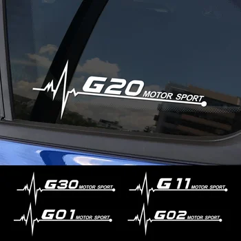 2PCS Наклейка для украшения бокового стекла автомобиля Виниловые наклейки для BMW G30 G20 G11 G01 G02 G05 G06 G07 G08 G12 G14 G15 G16 G21 G31 G32 G38