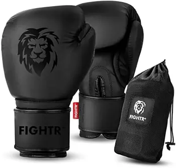Боксерские перчатки FIGHTR® из натуральной кожи | Мужчины и женщины | для бокса, ММА, тайского бокса, кикбоксинга и боевых искусств 10 1