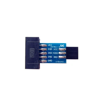 10-контактный в 6PiN Преобразователь стандартной платы адаптера для AVRISP USBASP STK500 AVR Плата преобразователя интерфейса Arduino ISP