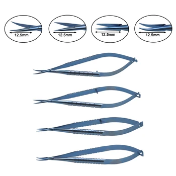 Роговичные ножницы Иглодержатели Щипцы для удержания иглы Титановый сплав Автоклавируемый офтальмологический инструмент