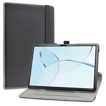 поворотный на 360 градусов вращающийся чехол из искусственной кожи для 10,1-дюймового планшета DOOGEE T10E / Blackview Tab 80 / Blackview Tab 10 Wi-Fi