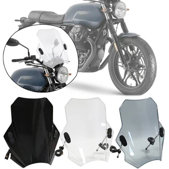 Лобовое стекло мотоцикла Стеклянная крышка экрана Дефлектор для Moto Guzzi BREVA 750 V7 Stone SE