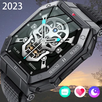 Lige 2023 НОВЫЕ умные часы Мужчины K55 Bluetooth-часы для мужчин Умные часы Монитор здоровья Водонепроницаемые часы для Android IOS Пользовательский циферблат