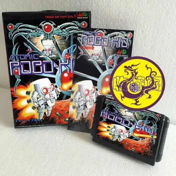 Atomic Robo Kid с коробкой и ручным картриджем для 16-битной игровой карты Sega MD MegaDrive Genesis System