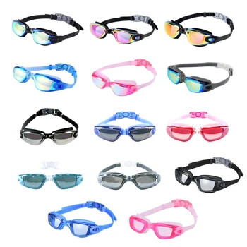  Регулируемые очки для плавания - подходят для герметичности и надежной посадки Многофункциональные очки для плавания для ПК для мужчин Стекло для плавания
