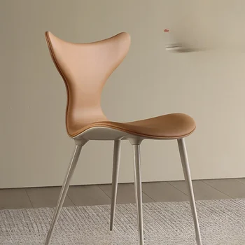 Современный обеденный стул для отеля Дизайнер Роскошный обеденный стул для спальни в стиле ретро Эргономичный свадебный Sillas Comedor Мебель для дома RR50DC