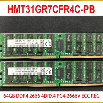 1 шт. Для SK Hynix RAM 64G 64 ГБ DDR4 2666 4DRX4 PC4-2666V 2666 МГЦ ECC REG Память HMAA8GL7AMR4N-VK 