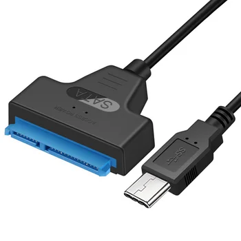 22-контактный USB-кабель SATA 2.5 со светодиодной подсветкой Жесткий диск Диск Преобразователь Разъем Электронная поддержка Провод Бытовой USB 2.0