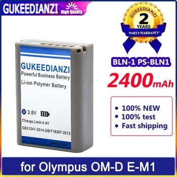 GUKEEDIANZI Аккумулятор BLN-1 PS-BLN1 2400 мАч для Olympus OM-D E-M1 Pen F E-M5 PEN E-P5 OMD Batteria
