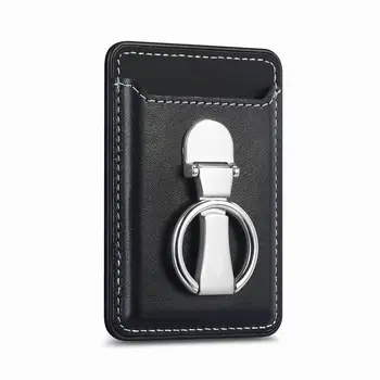 Магнитный кошелек для телефона 2 в 1 PU кожаный кошелек для телефона держатель карты модный держатель для телефона аксессуары с кольцевым держателем для монет