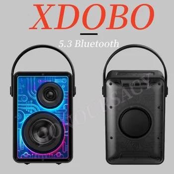 XDOBO 2023Новый беспроводной Bluetooth-динамик Портативная звуковая колонка Сверхвысокая мощность 80 Вт Сабвуфер для зарядки мобильного телефона Boom Box