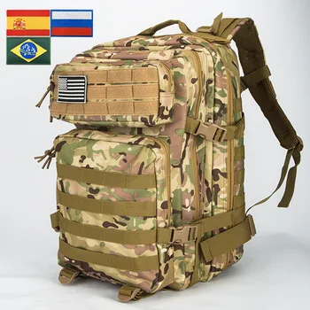30L или 50L Военный тактический рюкзак для мужчин Женщины Водонепроницаемые сумки На открытом воздухе Спорт Треккинг Охота Пешие прогулки Кемпинг Рюкзаки