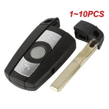 1 ~ 10 шт. Кнопка Автомобильный ключ для 1 3 5 6 Серия E90 E91 E92 E60 Дистанционный ключ Shell Case Брелок для смарт-ключей с батареей 2025