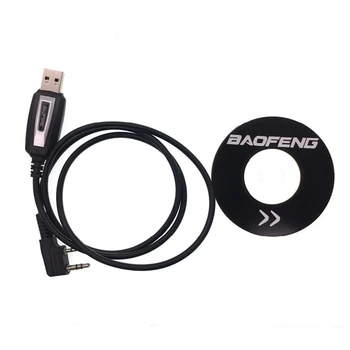 Легкий USB-кабель для программирования для кабеля рации BAOFENG UV5R/888s с проводом прошивки драйвера P9JD