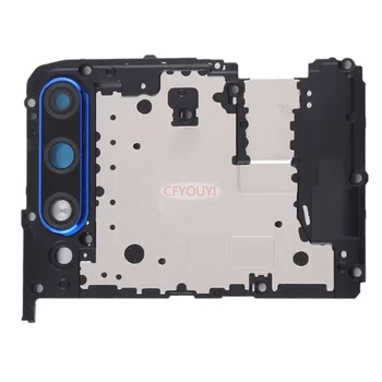 Оригинальная рамка задней крышки аккумулятора 9X для Huawei Honor 9X Y9S Средняя рамка среднего корпуса с объективом камеры