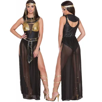 сексуальная леди Древнеегипетская Клеопатра Костюм Египет Королева Косплей Женщины Хэллоуин Пурим Вечеринка Маскарад Маскарадный костюм
