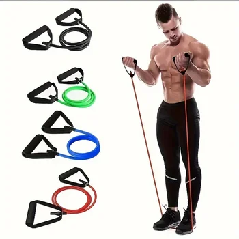  укрепите свои мышцы с помощью этого прочного эспандера для йоги - нескользящая ручка из пенопласта, тренажерный зал Спорт Фитнес Оборудование для тренировок