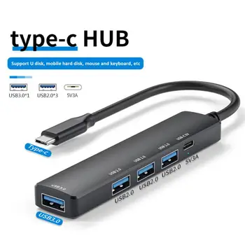 3.0 HUB PD 100 Вт / 5 В 3A / 4K 30 Гц Multi USB Splitter Адаптер питания USB 3.0 Multiple Expander для Macbook