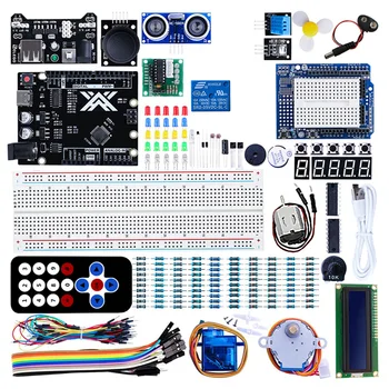 Компоненты обучения электронному программированию STEAM Стартовый комплект UNO R3, совместимый с гостевым пакетом Arduino Creation