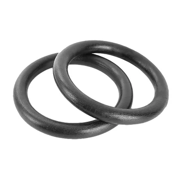 Гимнастические кольца ABS Fitness Gym Rings Кольца для подтягиваний Гимнастическое кольцо для силы тела Тренировка подбородка вверх (черный)