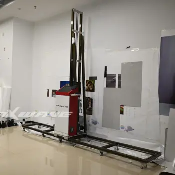 3D УФ-настенный принтер Лазерная вертикальная печатная машина УФ для украшения дома Настенные росписи Струйная живопись 3D настенный принтер