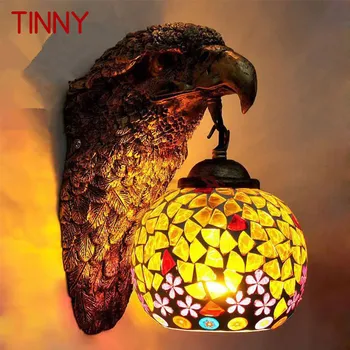 TINNY Современный настенный светильник Eagle Персонализированный и креативный Гостиная Спальня Прихожая Бар Украшение Свет